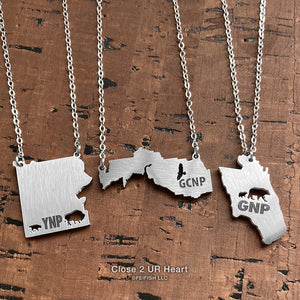 National Park Stainless Steel Necklace