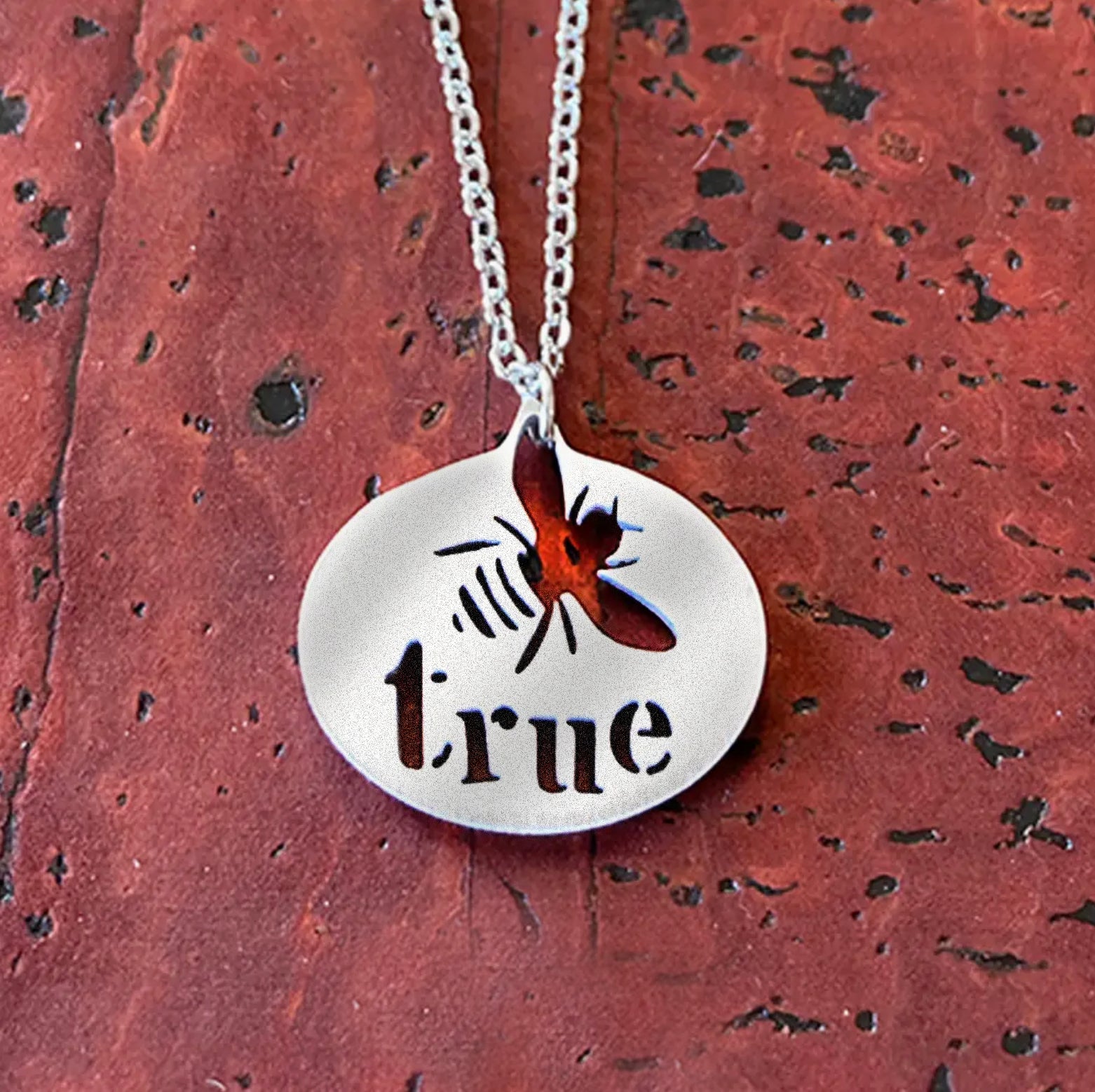 Bee True Necklace by Close 2 UR Heart