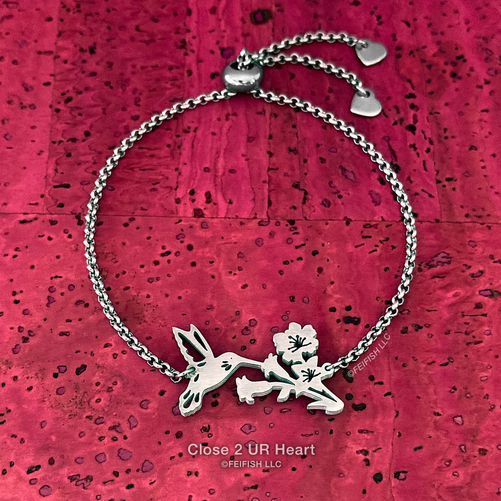 Hummingbird Bracelet by Close 2 UR Heart