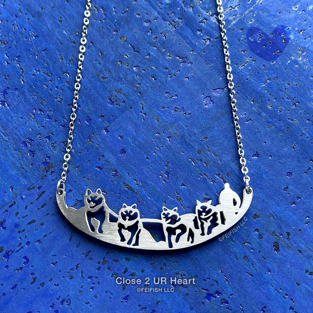 Dog Sledding Necklace by Close 2 UR Heart