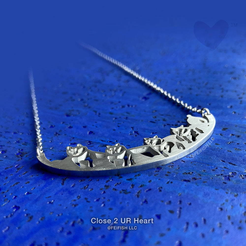 Dog Sledding Necklace by Close 2 UR Heart