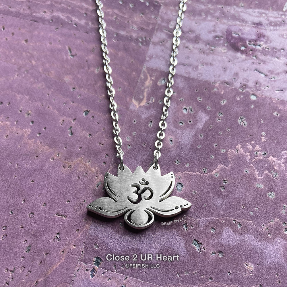Yoga Om Necklace by Close 2 UR Heart