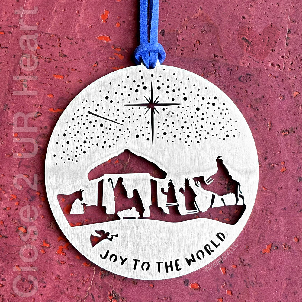 Nativity Three Wise Men Christmas Ornament Keepsake by Close 2 UR Heart