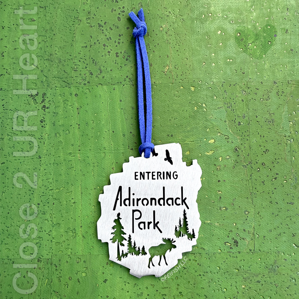 Entering Adirondack Park Ornament Keepsake by Close 2 UR Heart
