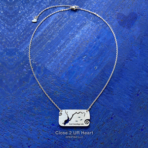 Great Sacandaga Lake Necklace by Close 2 UR Heart