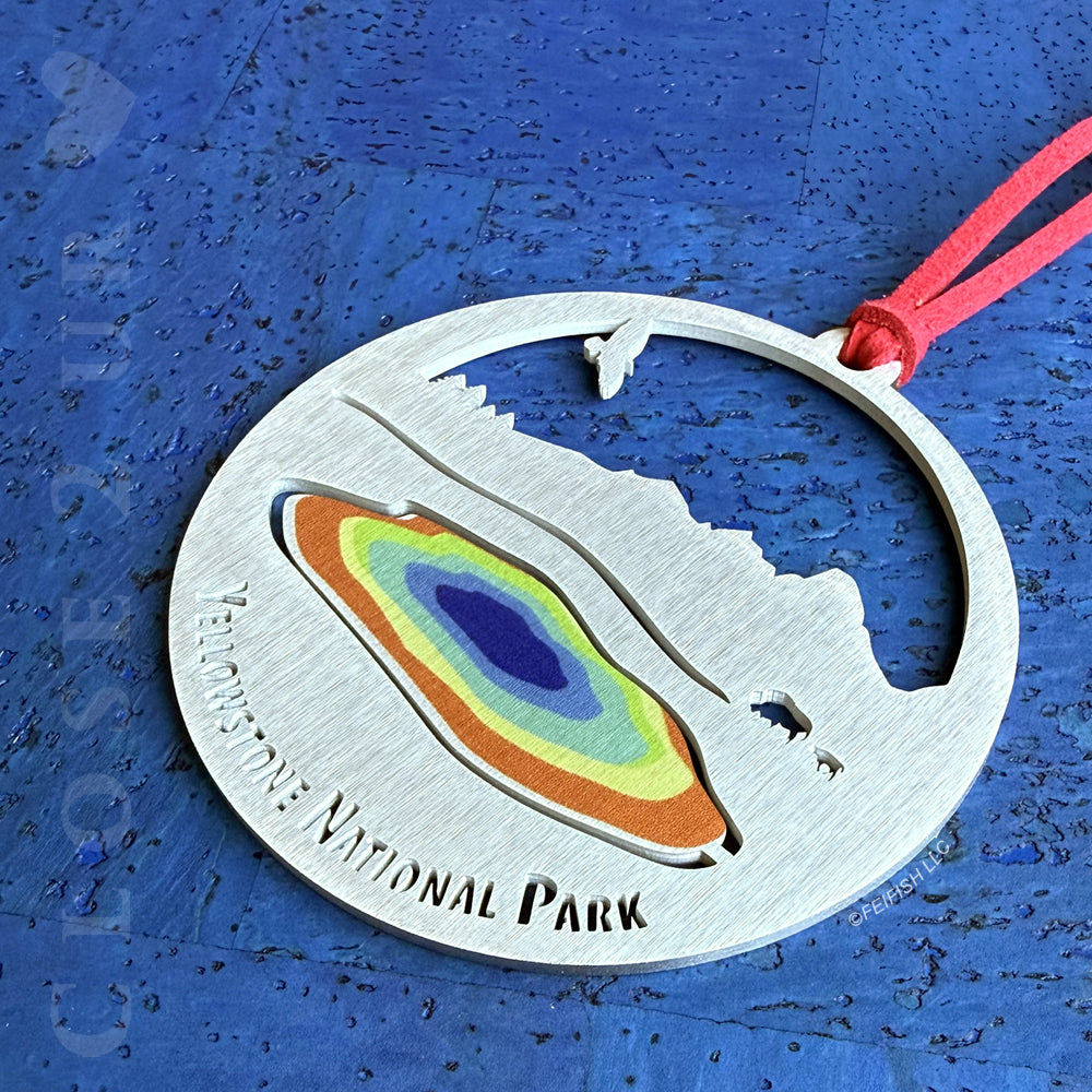 Grand Prismatic Spring, Yellowstone National Park Keepsake Ornament by Close 2 UR Heart