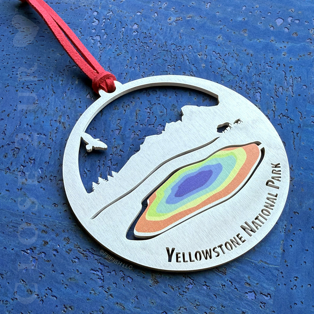 Grand Prismatic Spring, Yellowstone National Park Keepsake Ornament by Close 2 UR Heart
