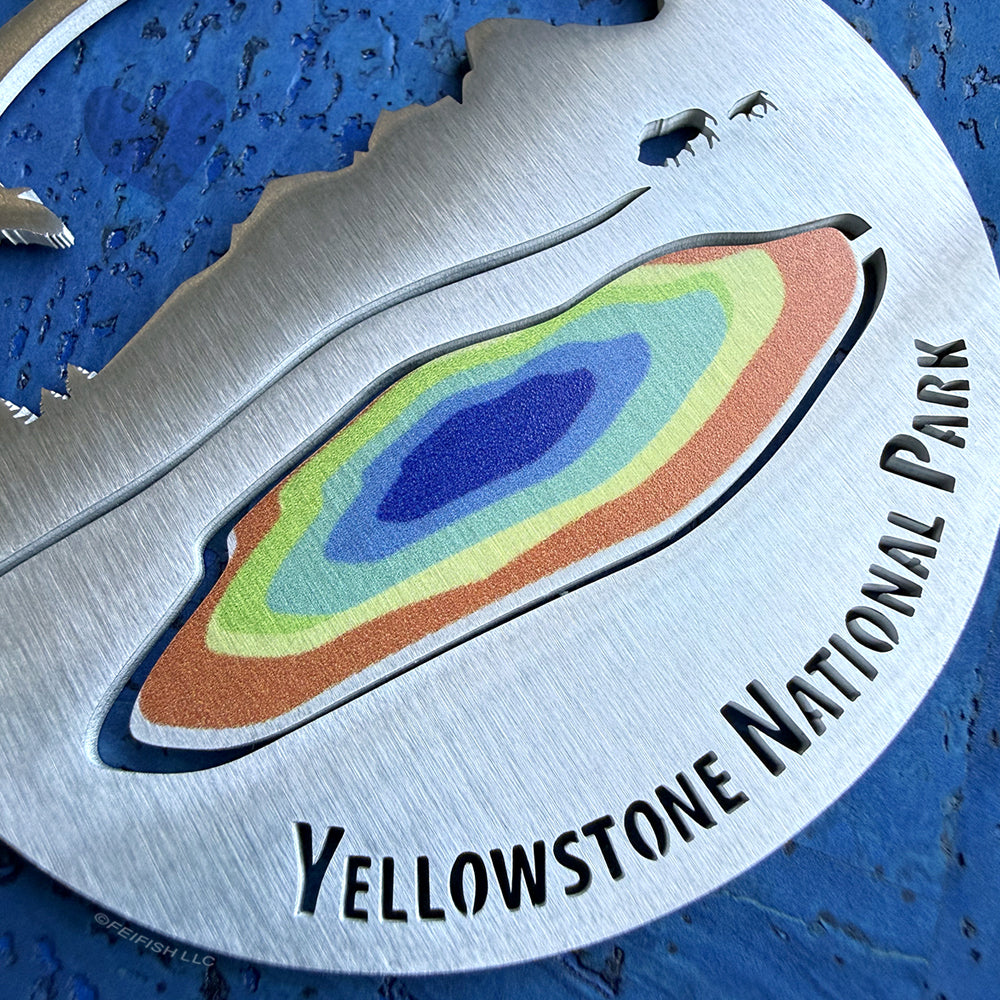 Grand Prismatic Spring, Yellowstone National Park Keepsake Ornament by Close 2 UR Heart