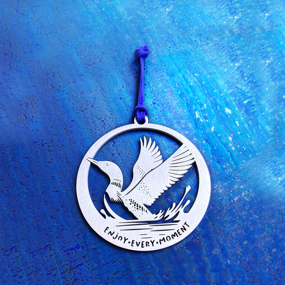 Loon Flight Ornament Keepsake by Close 2 UR Heart