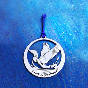 Loon Flight Ornament Keepsake by Close 2 UR Heart