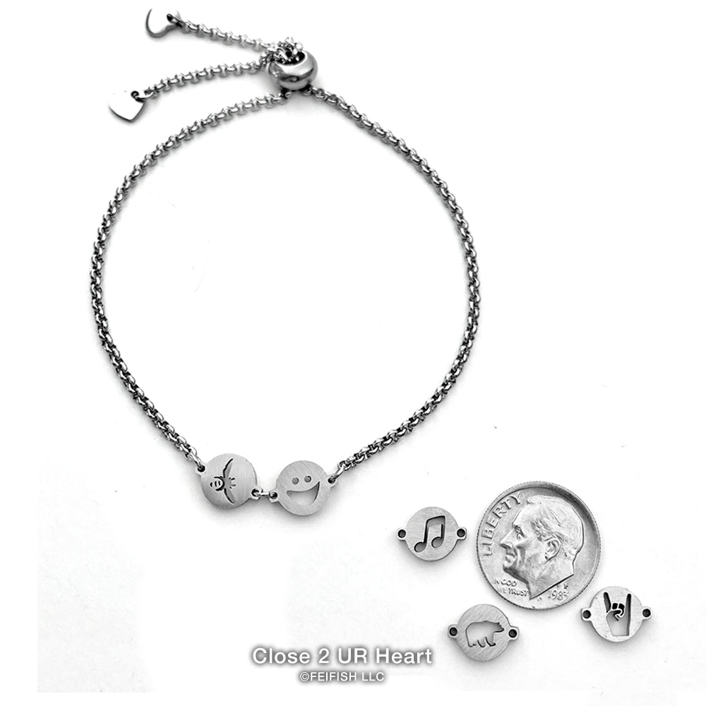 Mini-O Bolo Bracelet, Paw, by Close 2 UR Heart