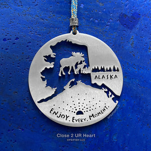 Alaska Moose Ornament by Close 2 UR Heart