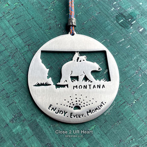 Montana Bears Ornament by Close 2 UR Heart