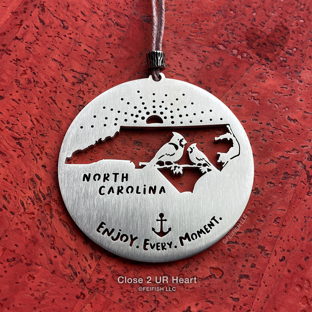 North Carolina Cardinals Ornament by Close 2 UR Heart