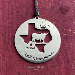 Texas Longhorn Ornament by Close 2 UR Heart