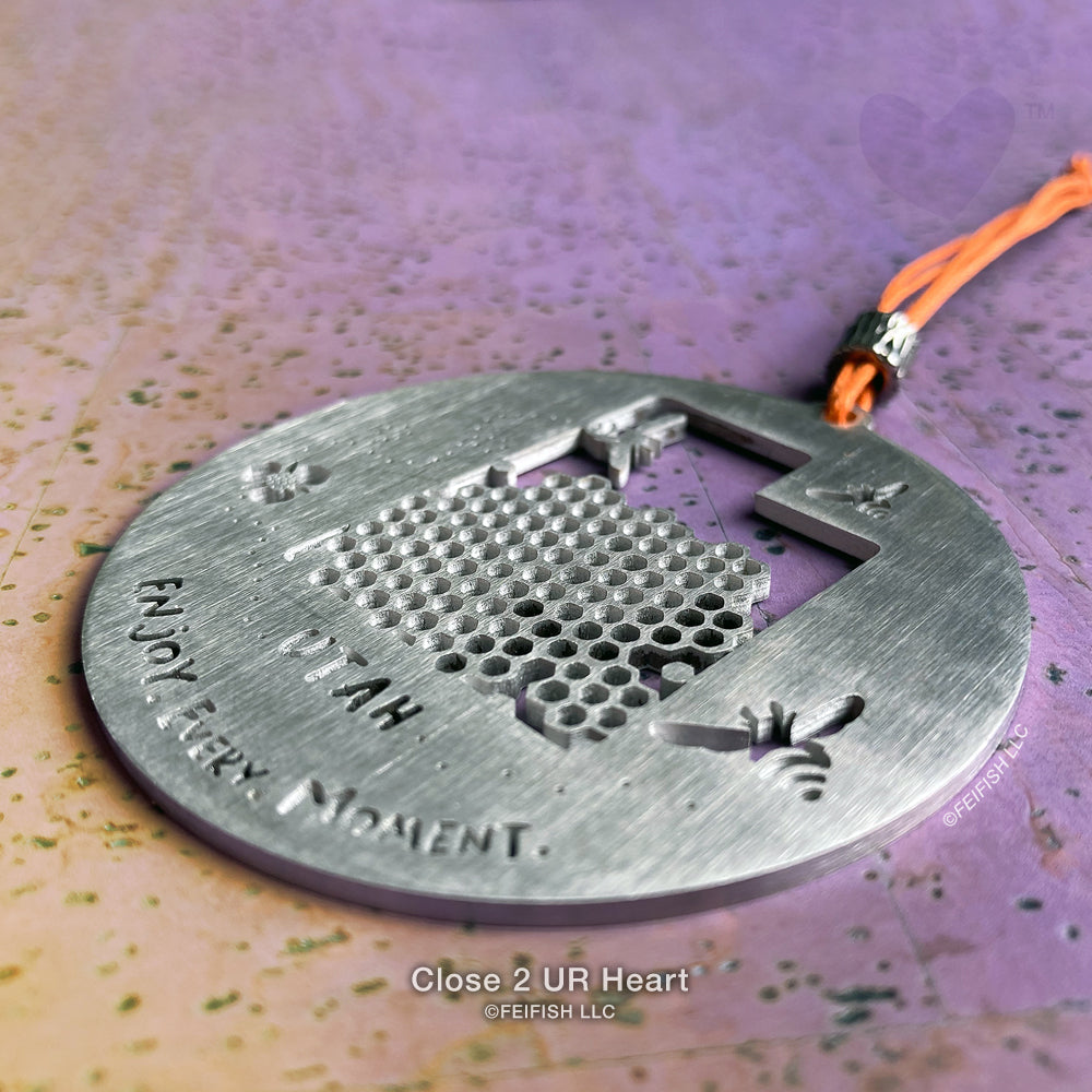 Utah Bees Ornament by Close 2 UR Heart