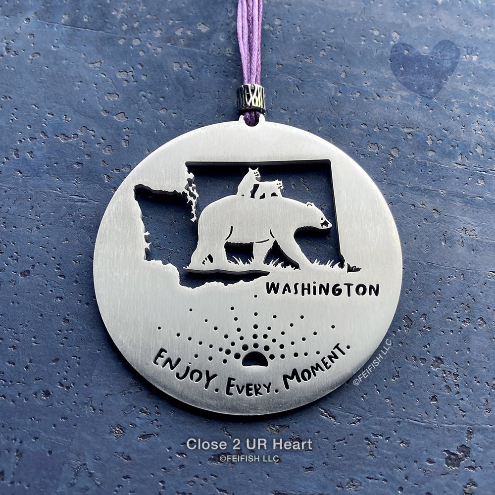 Washington Bears Ornament Keepsake by Close 2 UR Heart