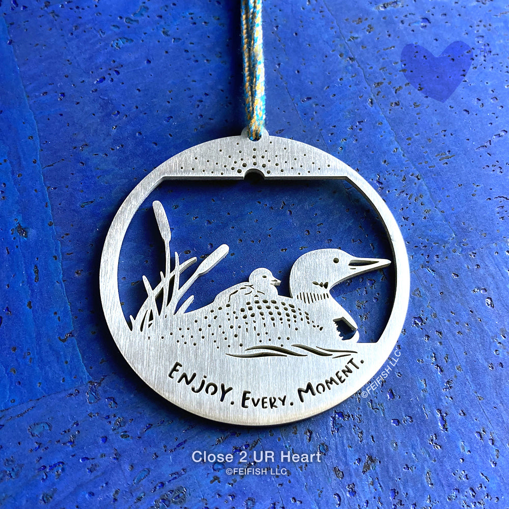 Loons Ornament Keepsake by Close 2 UR Heart