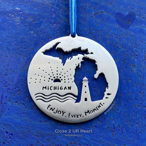 Michigan Ornament by Close 2 UR Heart