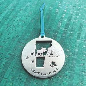 Vermont Moose Keepsake Ornament by Close 2 UR Heart