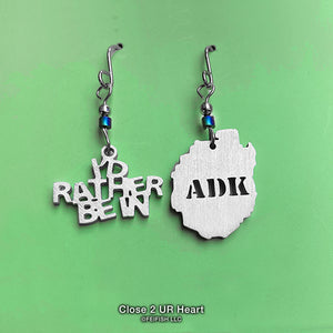 I'd Rather Be In ADK Earrings