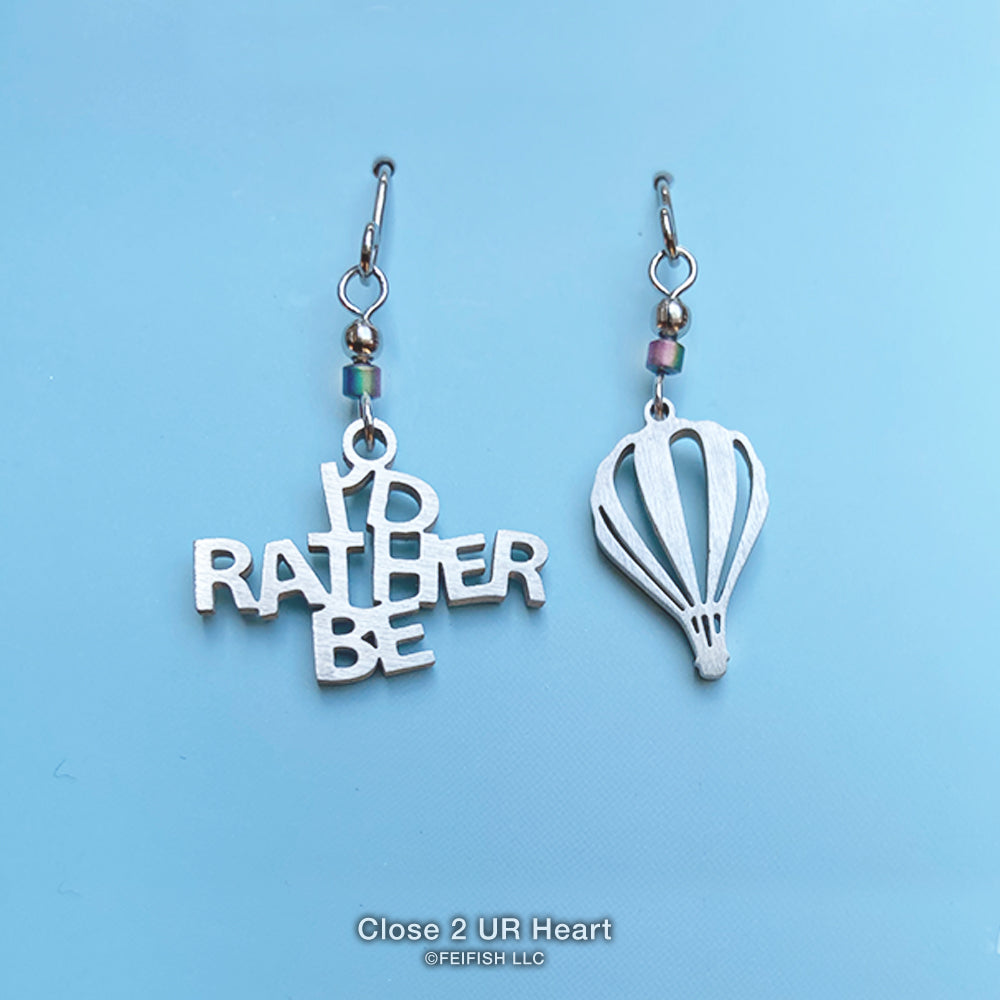I'd Rather Be Ballooning Earrings
