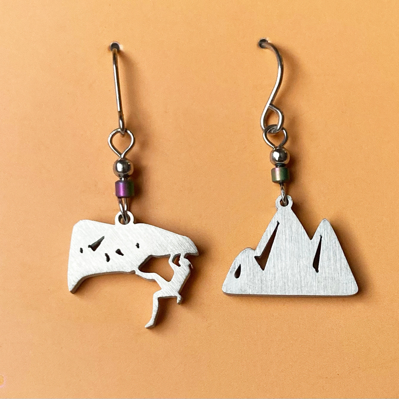 Rock Climber Earrings by Close 2 UR Heart