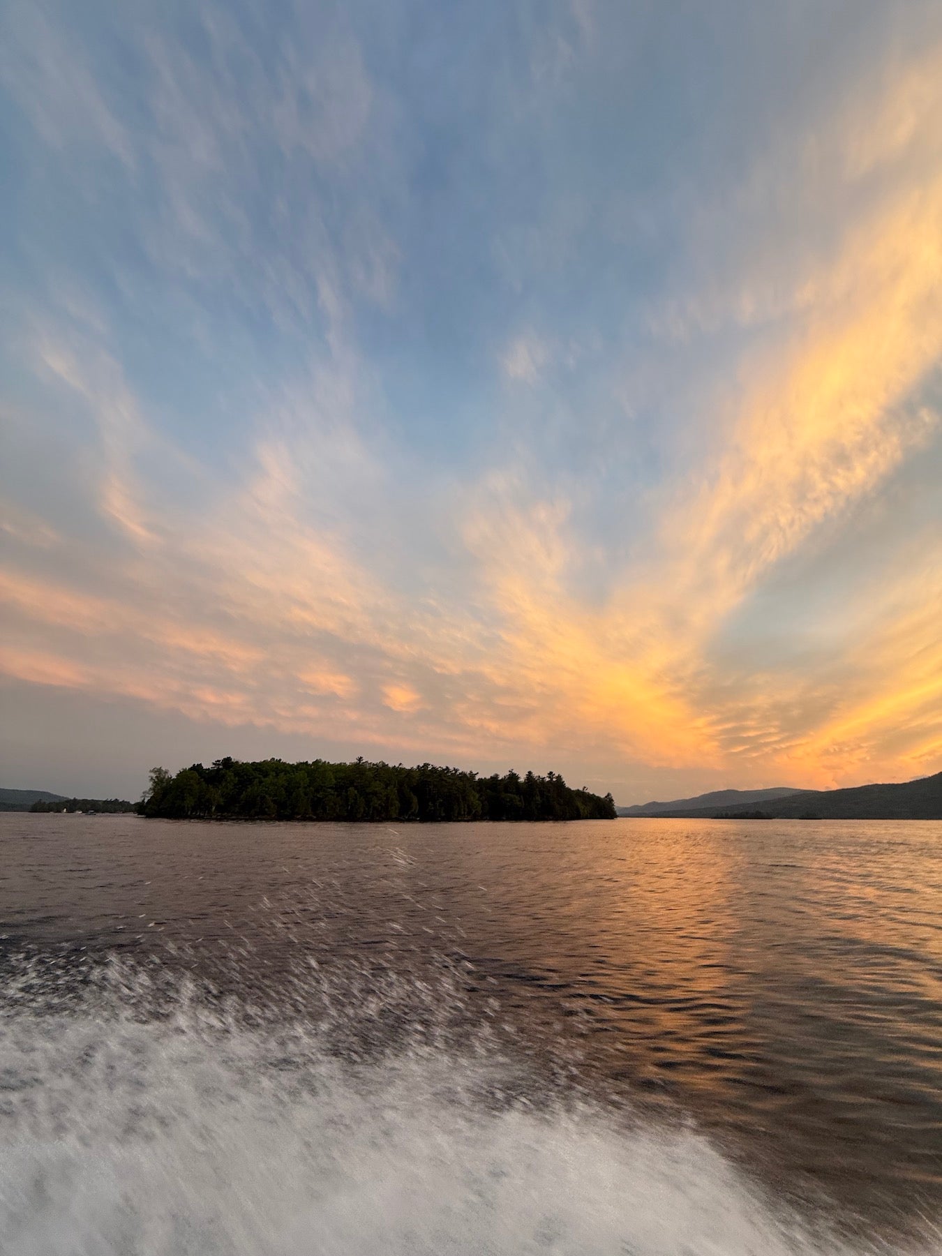 Lake George NY with Bass Fish Ornament Keepsake by Close 2 UR Heart