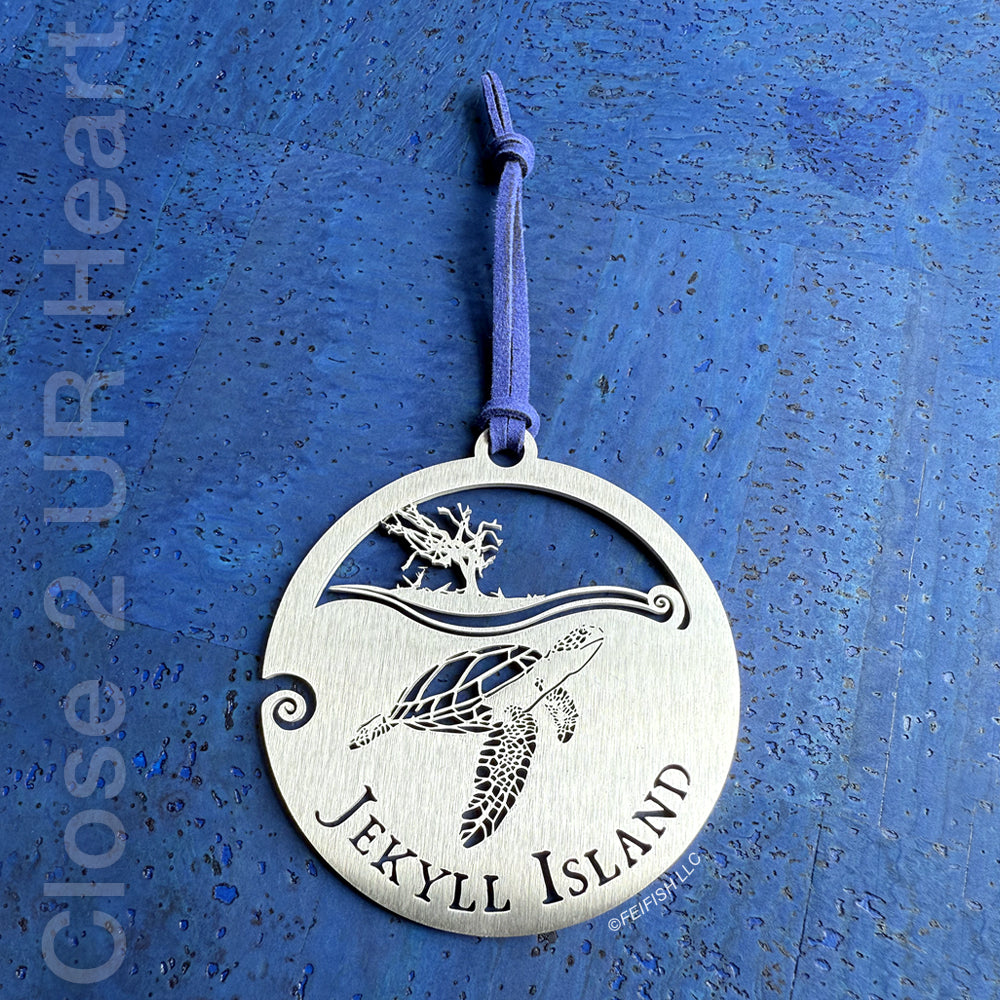 Jekyll Island Turtle Ornament Keepsake by Close 2 UR Heart