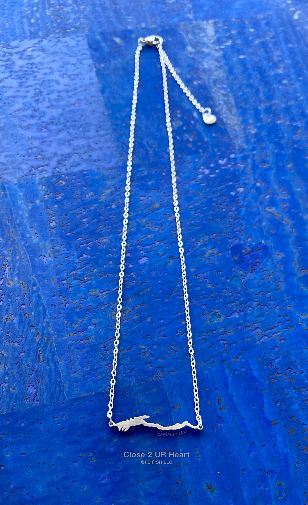 Lake George Necklace Horizontal by Close 2 UR Heart