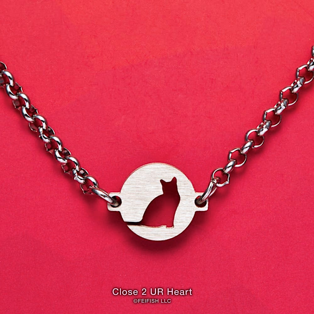Mini-O Bolo Bracelet, Cat, by Close 2 UR Heart