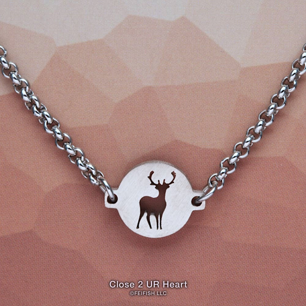 Mini-O Bolo Bracelet, Deer, by Close 2 UR Heart