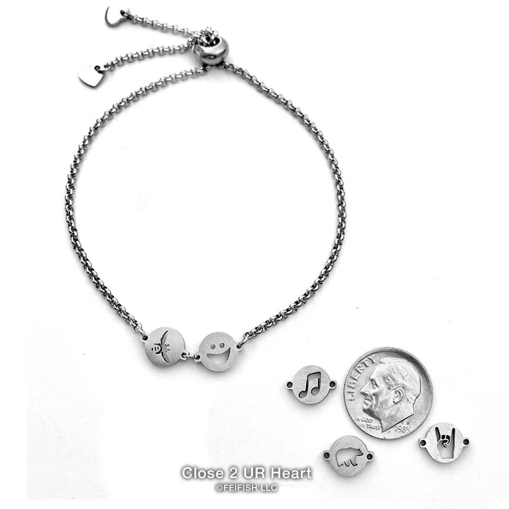 Mini-O Bolo Bracelet, Giraffes, by Close 2 UR Heart