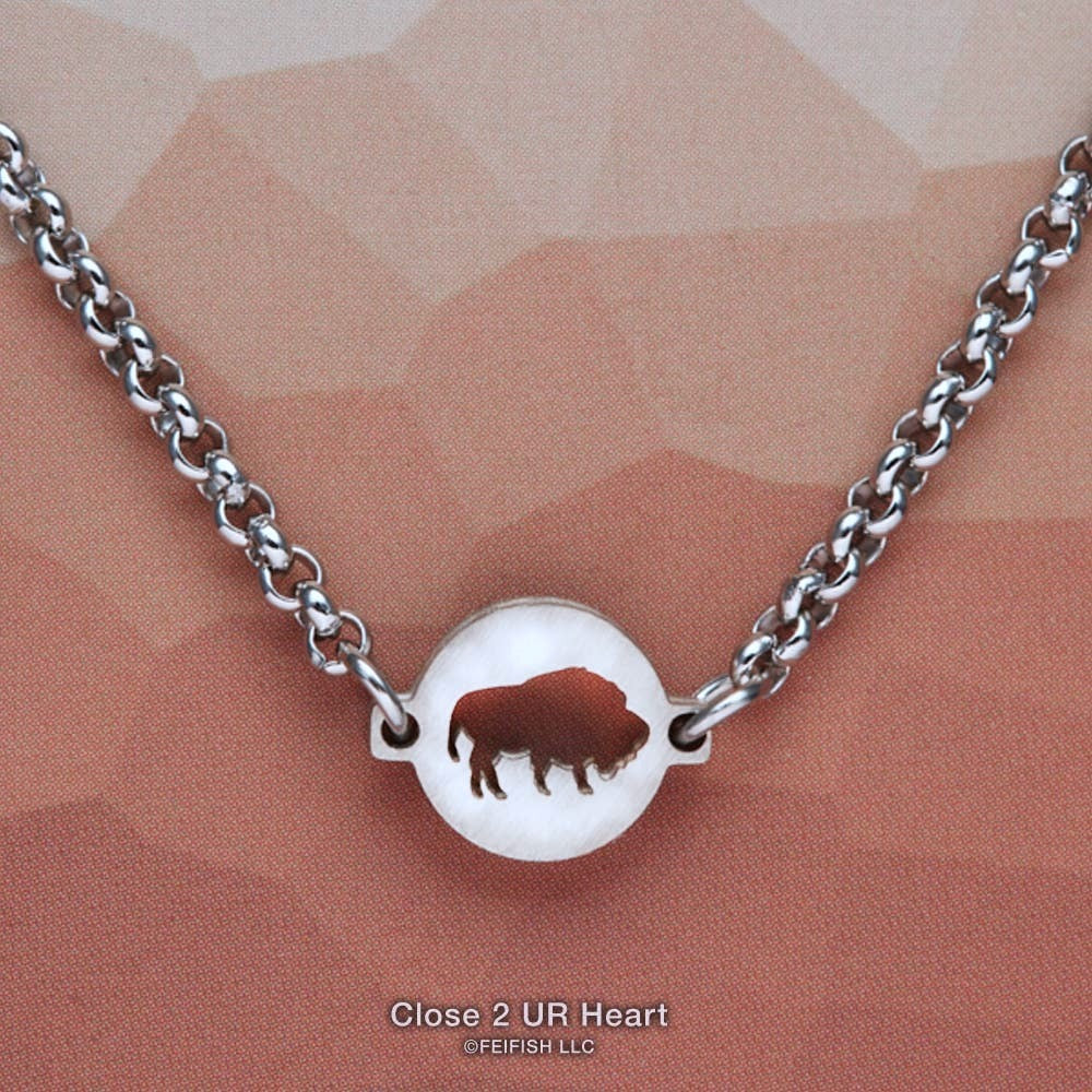 Bison Mini-O Bolo Bracelet by Close 2 UR Heart