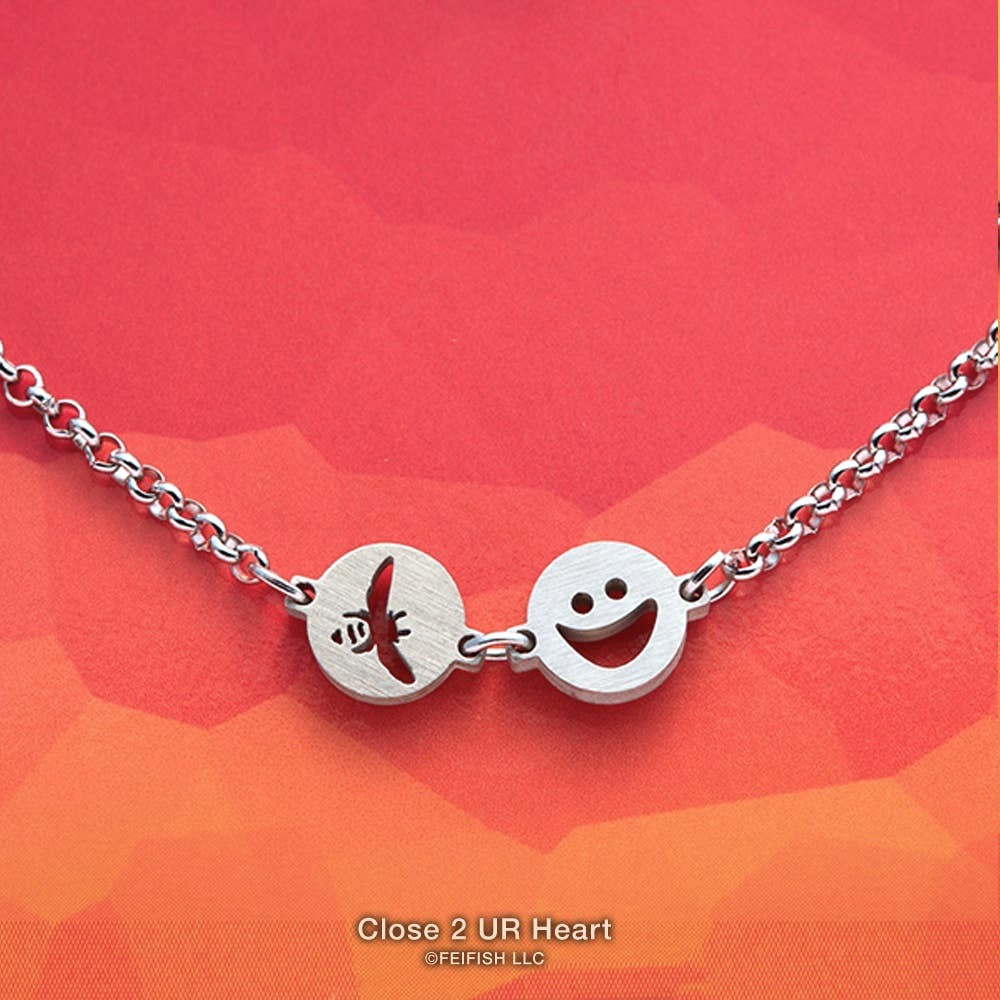 Bee Happy Mini-O Bolo Bracelet by Close 2 UR Heart