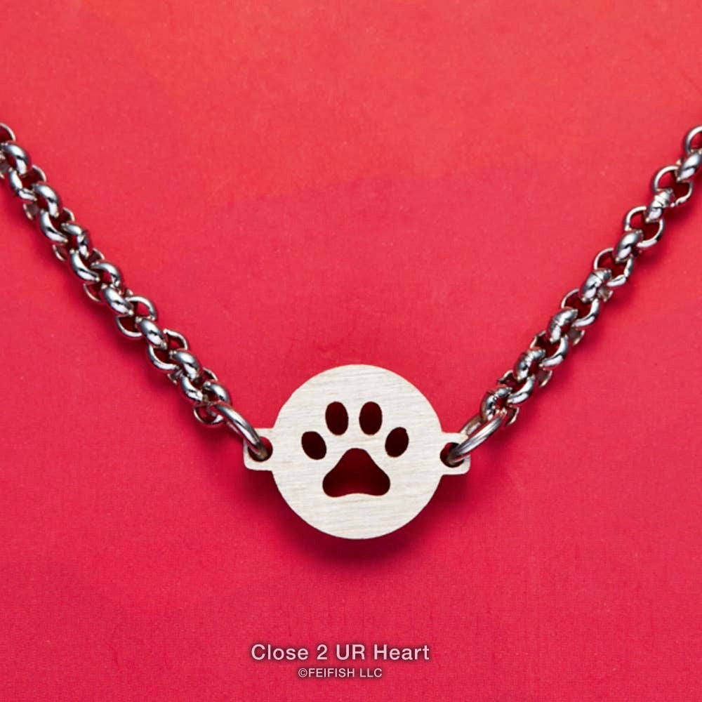 Mini-O Bolo Bracelet, Paw, by Close 2 UR Heart