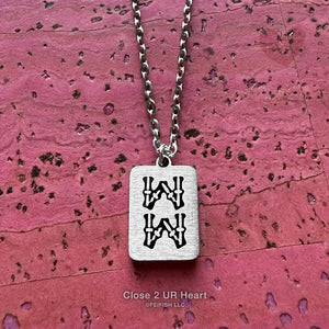 Mahjong Eight Bamboos Necklace by Close 2 UR Heart