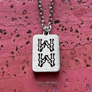 Mahjong Eight Bamboos Necklace by Close 2 UR Heart
