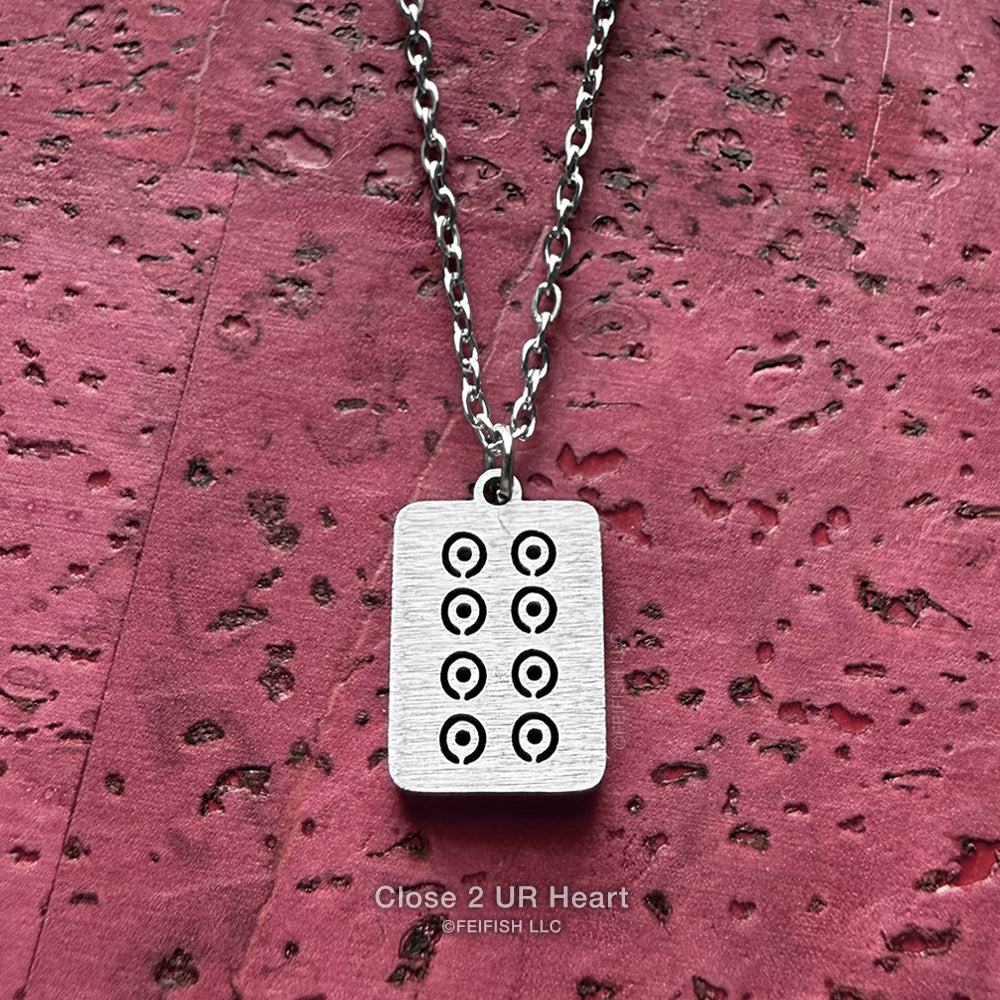 Mahjong Eight Circles Necklace by Close 2 UR Heart
