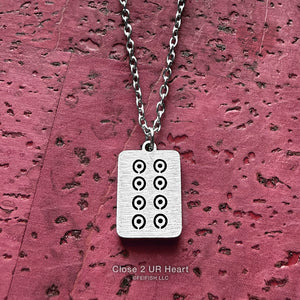 Mahjong Eight Circles Necklace by Close 2 UR Heart