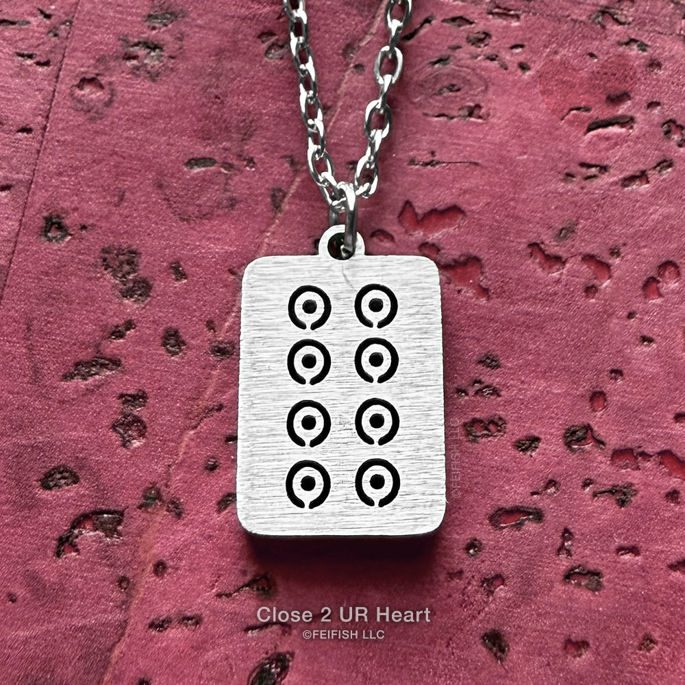 Mahjong Eight Circles Necklace by Close 2 UR Heart