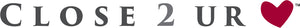 The logo for Close 2 UR Heart, featuring text 'CLOSE 2 UR' with a red heart symbol. Pronounced, close to your heart.