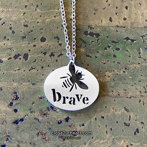 Bee Brave Necklace