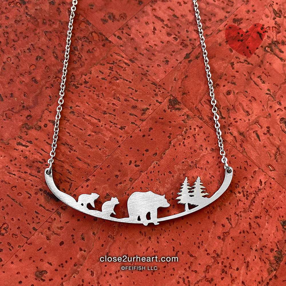 【Mikshimai】CHUBBYTUBBY BEAR LONG NECKLACE 2 GL｜ CHUBBYTUBBY BEAR LONG NECKLACE｜ MIKSHIMAI®