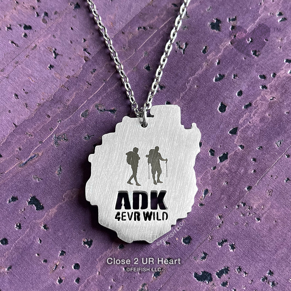 ADK Forever Wild Hikers Necklace by Close 2 UR Heart