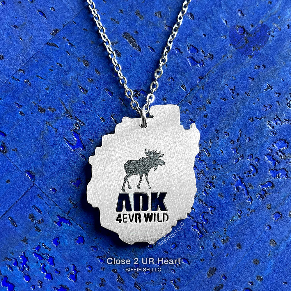 ADK Forever Wild Moose Necklace by Close 2 UR Heart