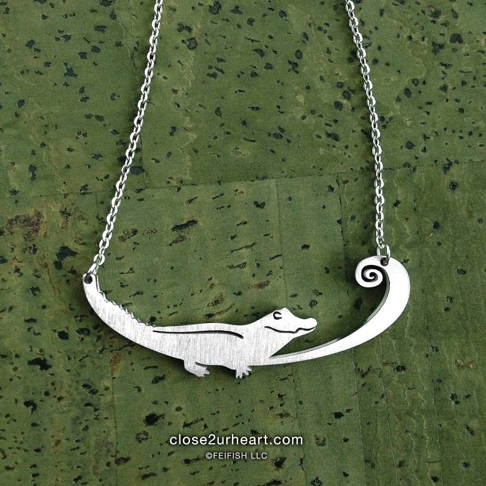 Alligator Necklace by Close 2 UR Heart