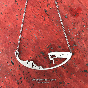 Rock Climber Necklace by Close 2 UR Heart