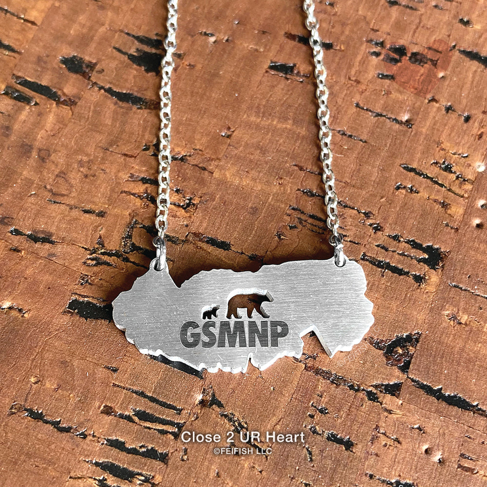 Great Smoky Mountains National Park Necklace by Close 2 UR Heart