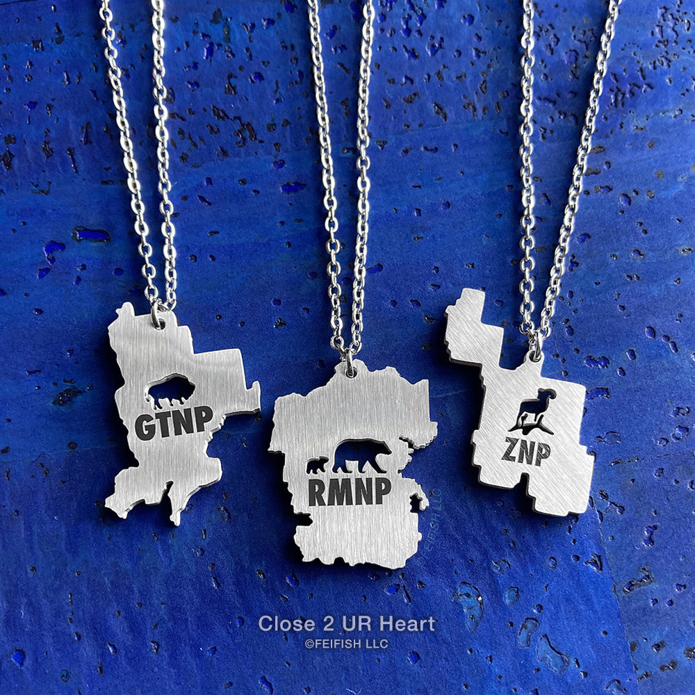 National Park Stainless Steel Necklace by Close 2 UR Heart